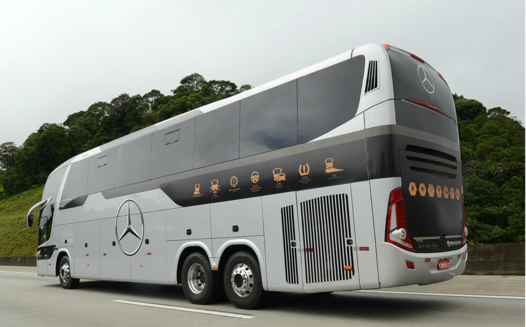 Sistemas autônomos nos ônibus Mercedes-Benz