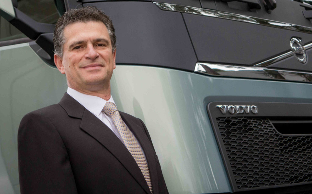 Bernardo Fedalto Jr., de 59 anos, diretor comercial de caminhões da Volvo no Brasil