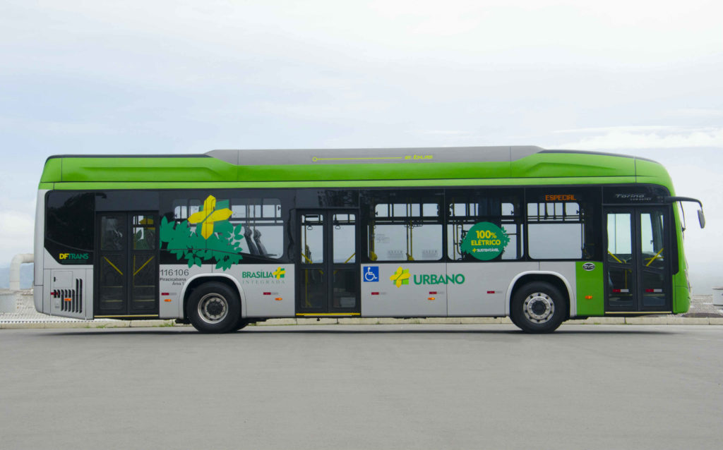 ônibus elétrico Marcopolo BYD