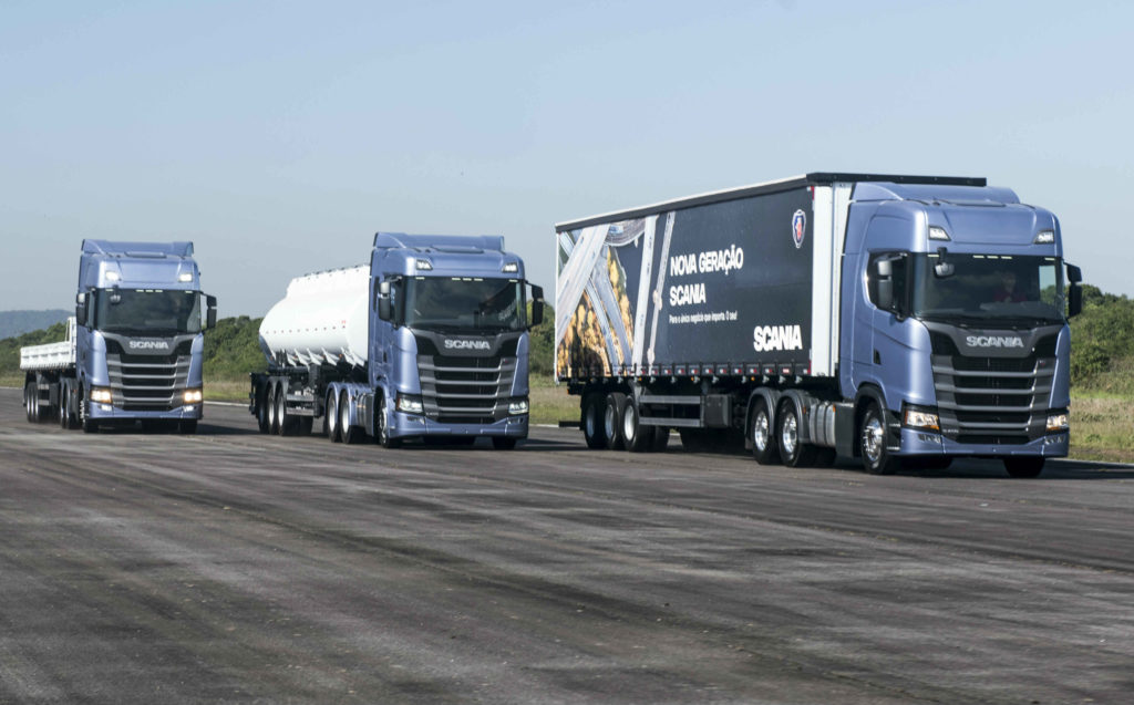 Nova geração de caminhões Scania