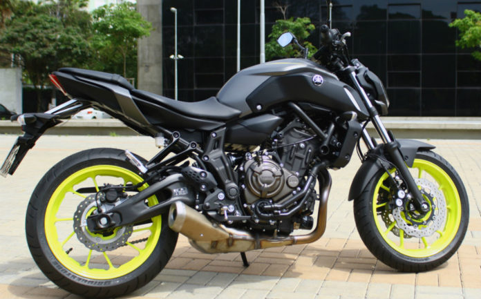 Yamaha MT-07 modelo 2019