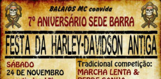 "Festa da Harley-Davidson antiga" dia 24/11, na Barra da Tijuca