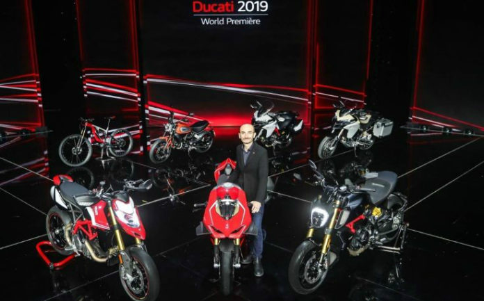 Claudio Domenicali na Ducati World Premiere 2019